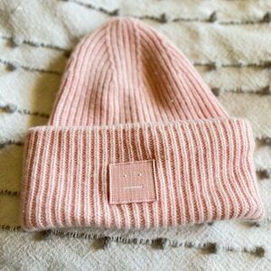 Acne Studios pink Beanie